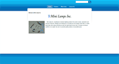 Desktop Screenshot of minilampsinc.com
